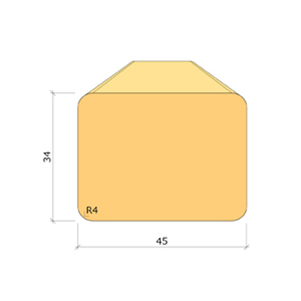 BYGGREGEL G4-2 GRAN 34X45 LPM