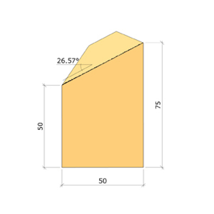 50X75 STAKETREGEL IMP NTR/AB G4-3 LPM