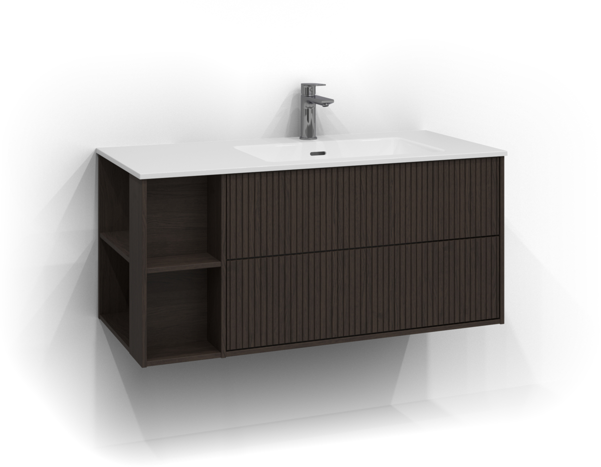 UNDERDEL EPOS RAND BRUN ASK HÖGER 2LÅD PUSH 100X45,3X45CM - Svedbergs