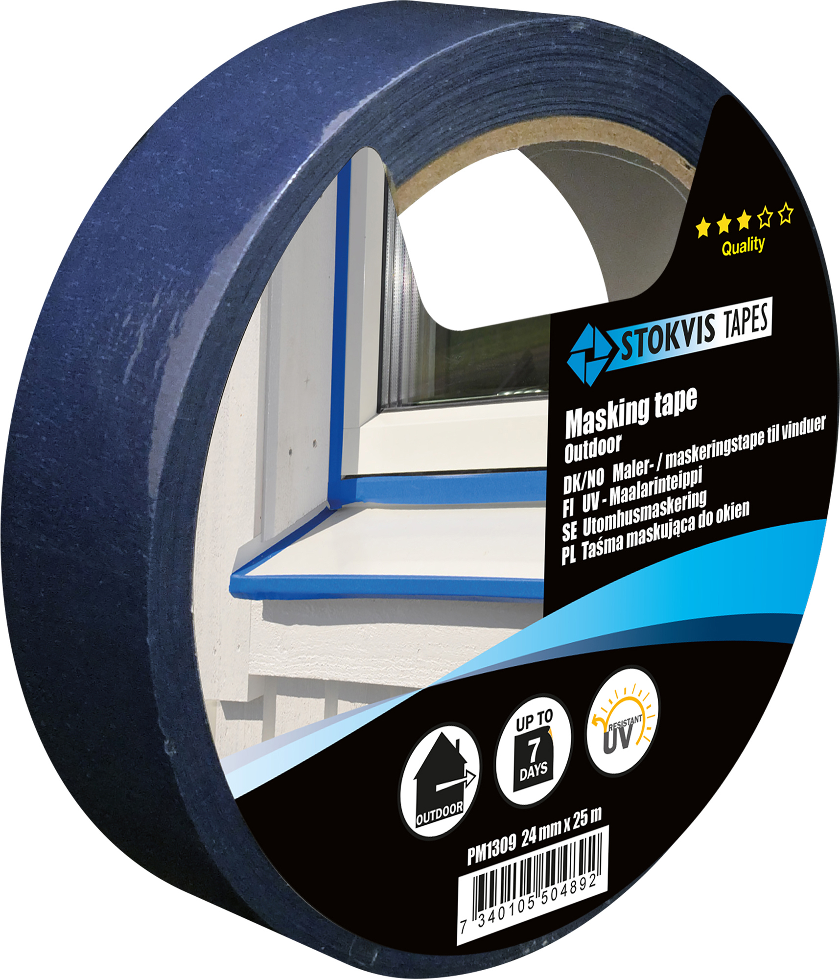 FÖNSTERMASKERING BLÅ STOKVIS TAPES - Stokvis Tapes