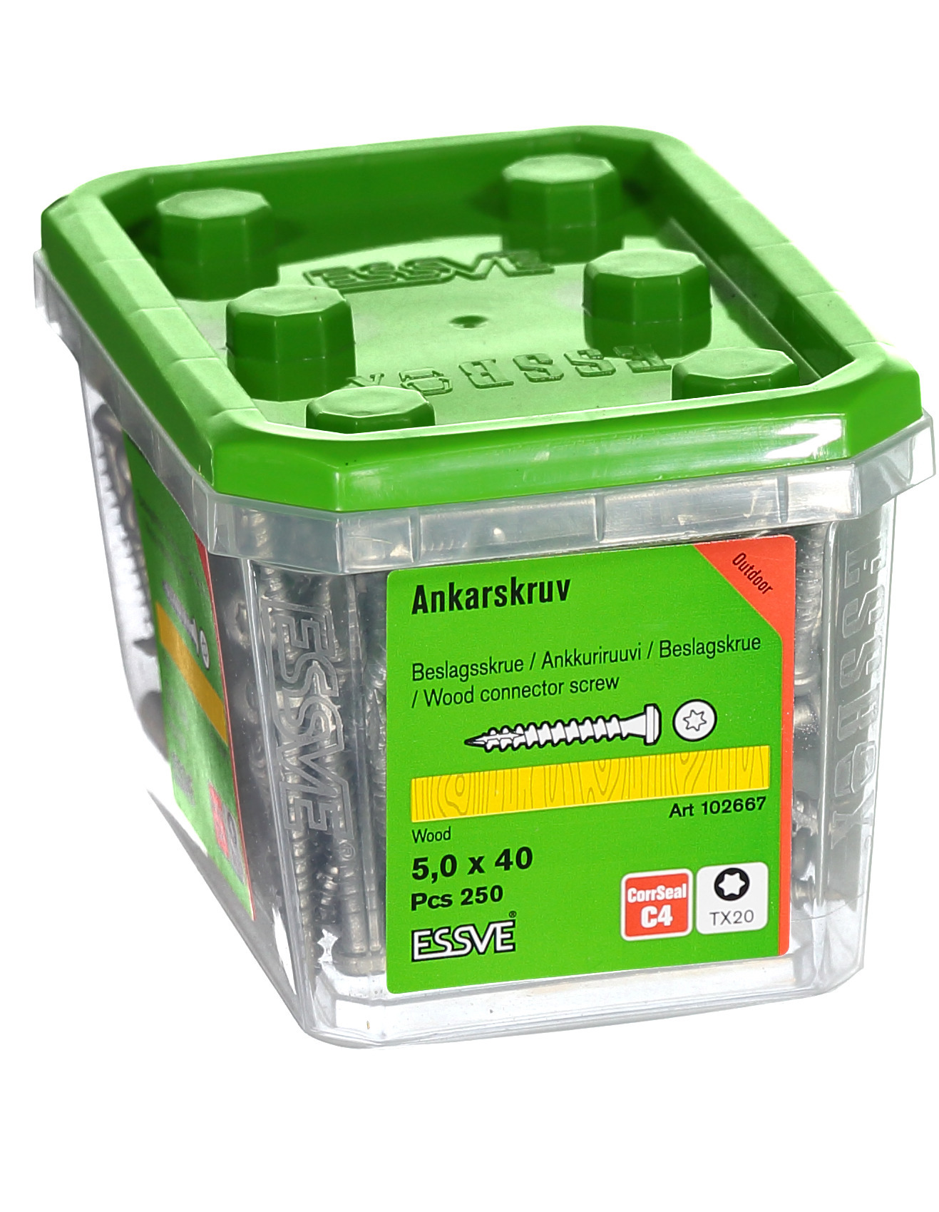 ANKARSKRUV 5,0X40 MM CS - ESSVE