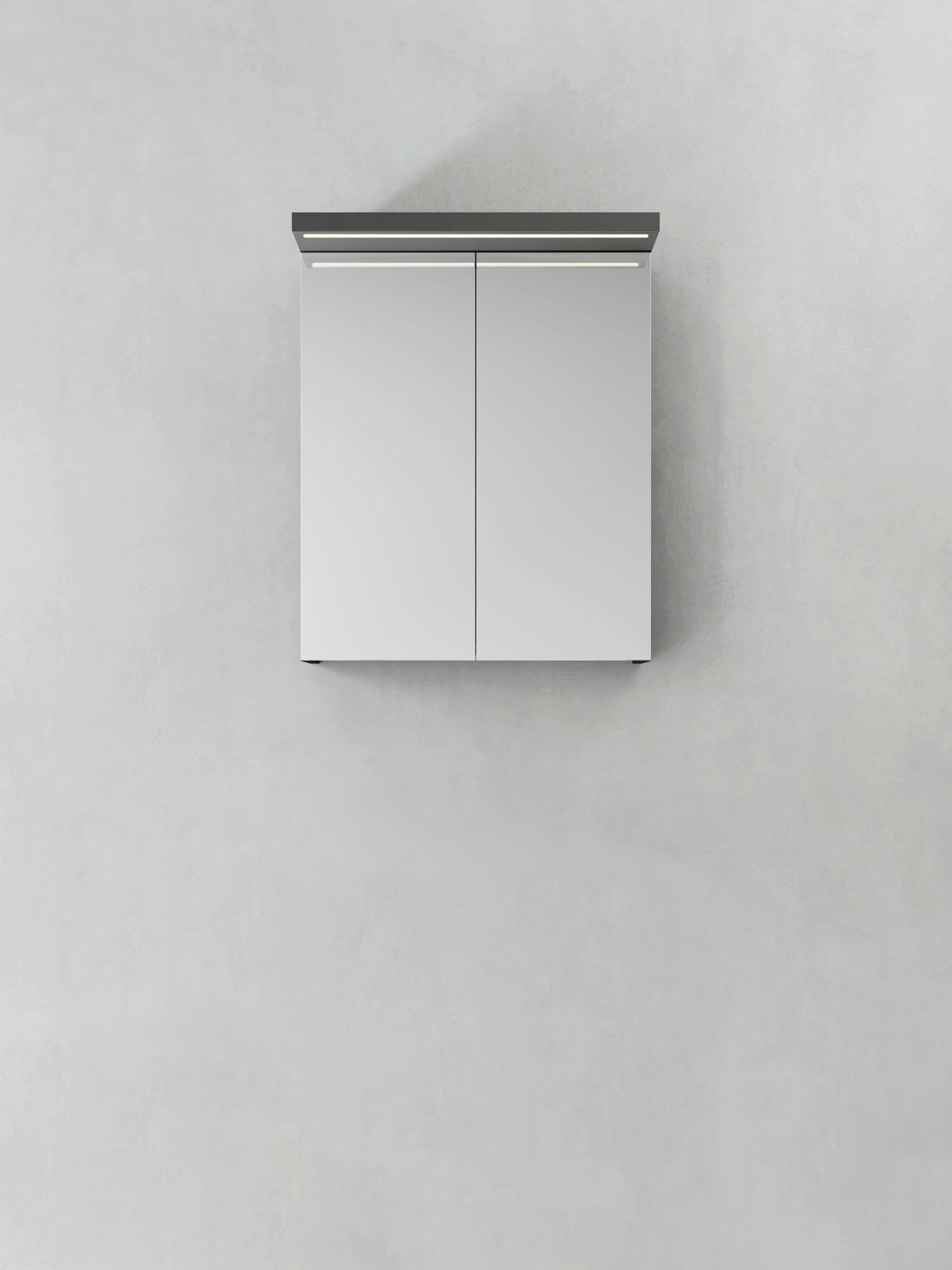 SPEGELSKÅP STORE LEDPROFIL ANTRACIT 600 - Hafa