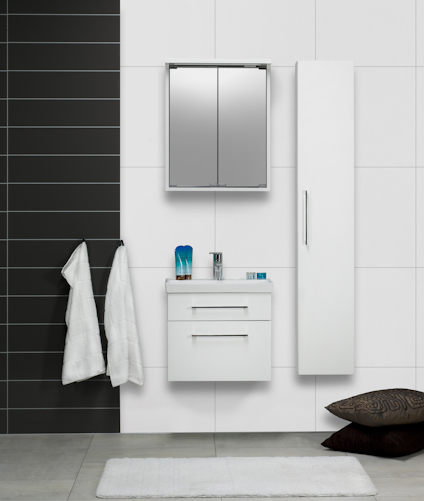 TVÄTTST.+UNDERSK. FIX TREND 550 VIT MATT