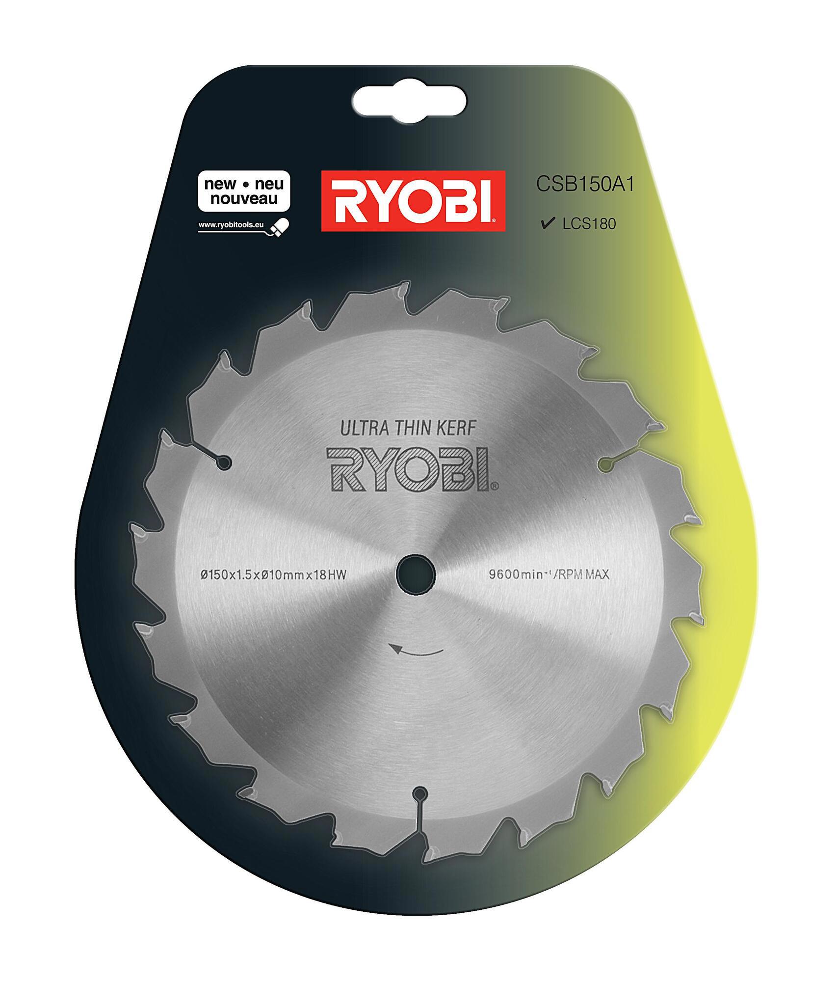 SÅGKLINGA CSB150A1 150MM HÅL-Ø 10MM, 18 TÄNDER - Ryobi