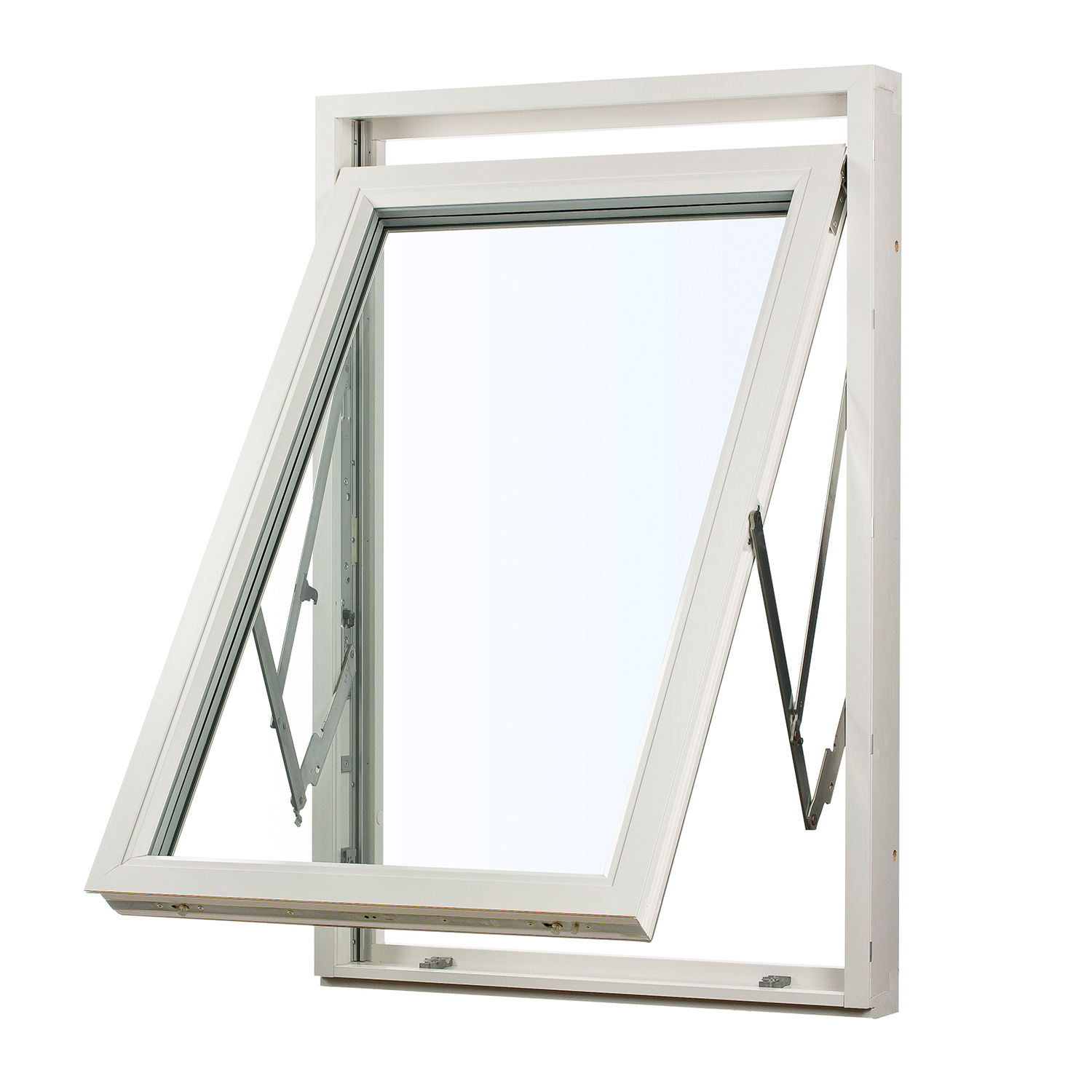 FÖNSTER VRID SP TRÄ/ALU 3-GLAS VIT - Svenska Fönster