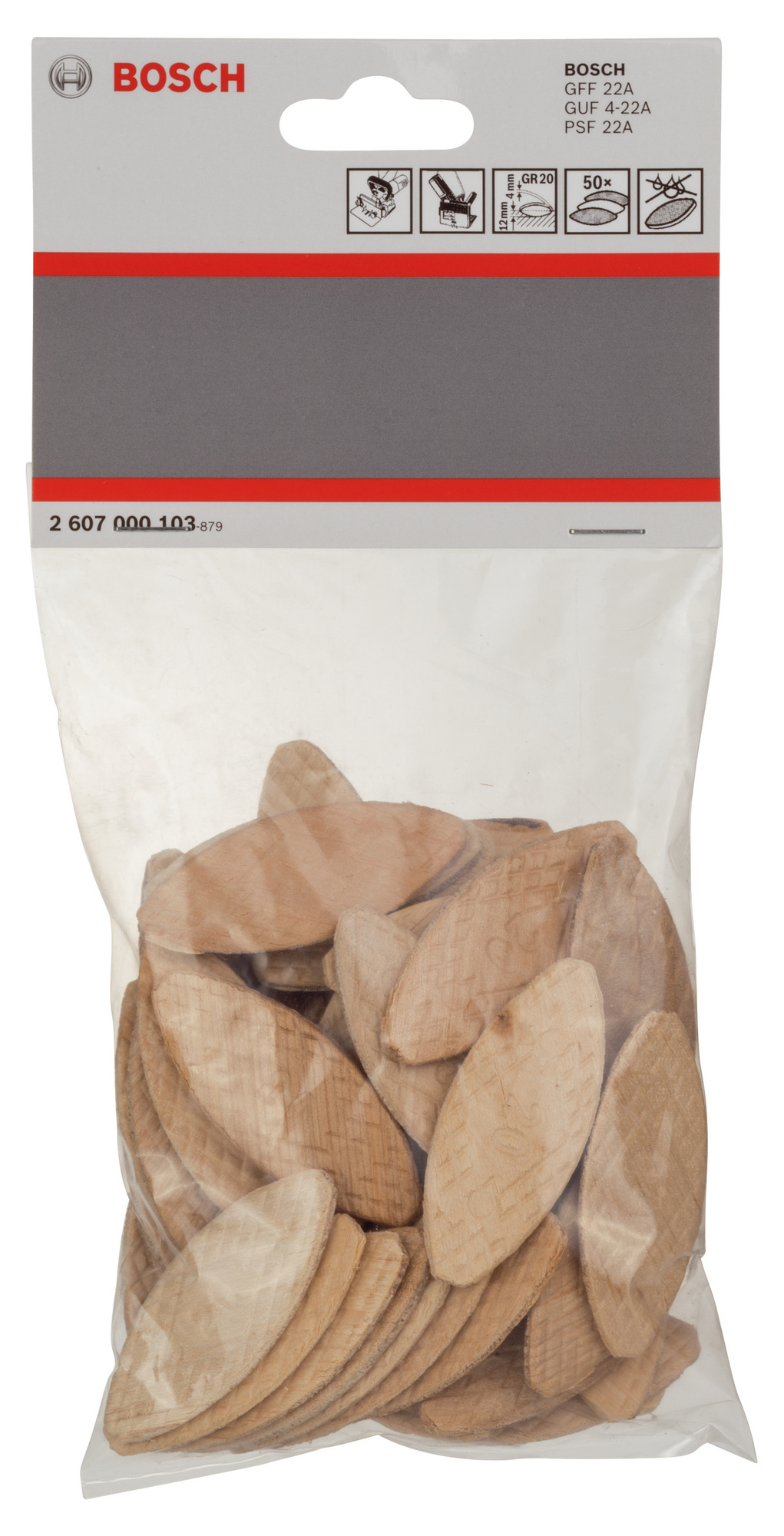 FLATA KILAR FÖR SKIVFRÄS 60X23X4MM 50ST - Bosch