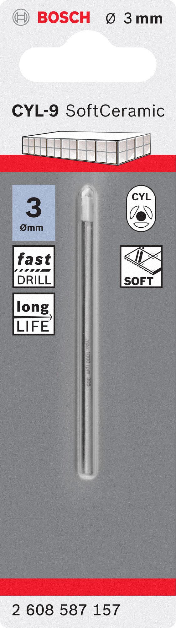 KAKELBORR BOSCH CYL-9 CERAMIC - Bosch