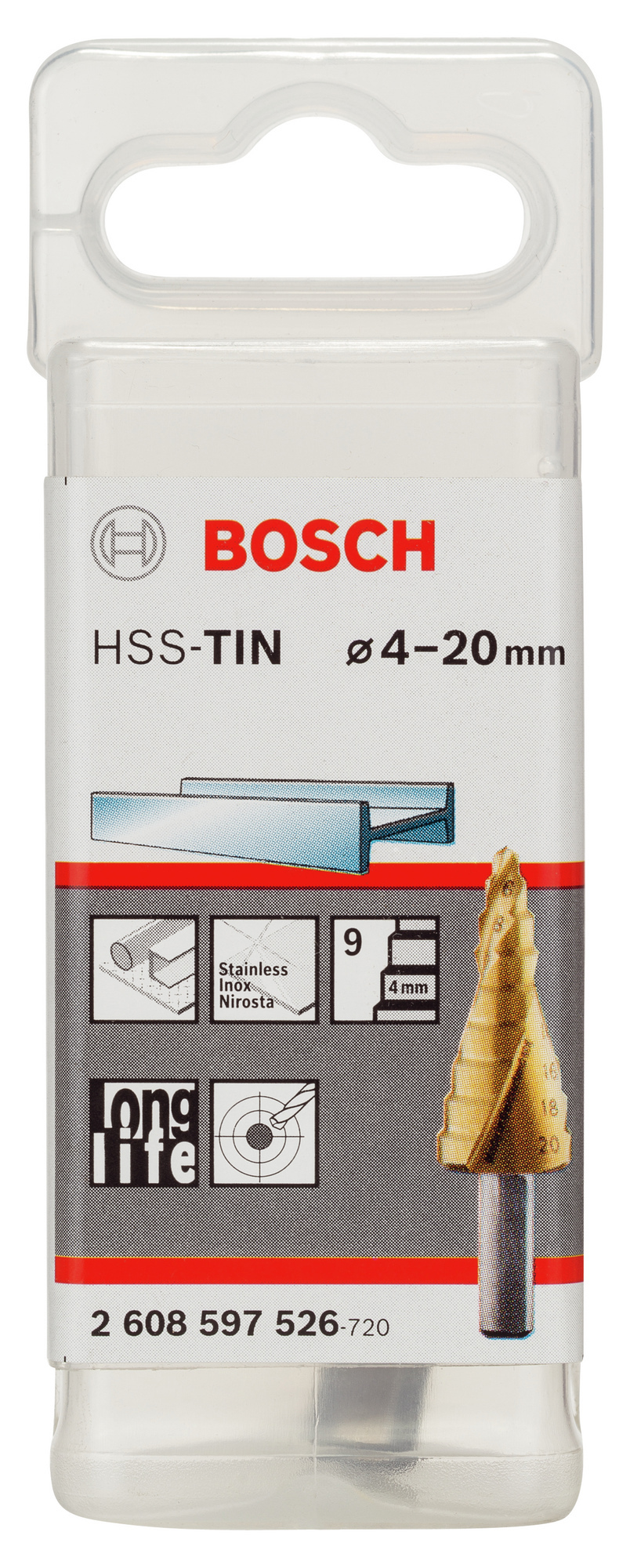 ETAPPBORR BOSCH HSS-TIN - Bosch