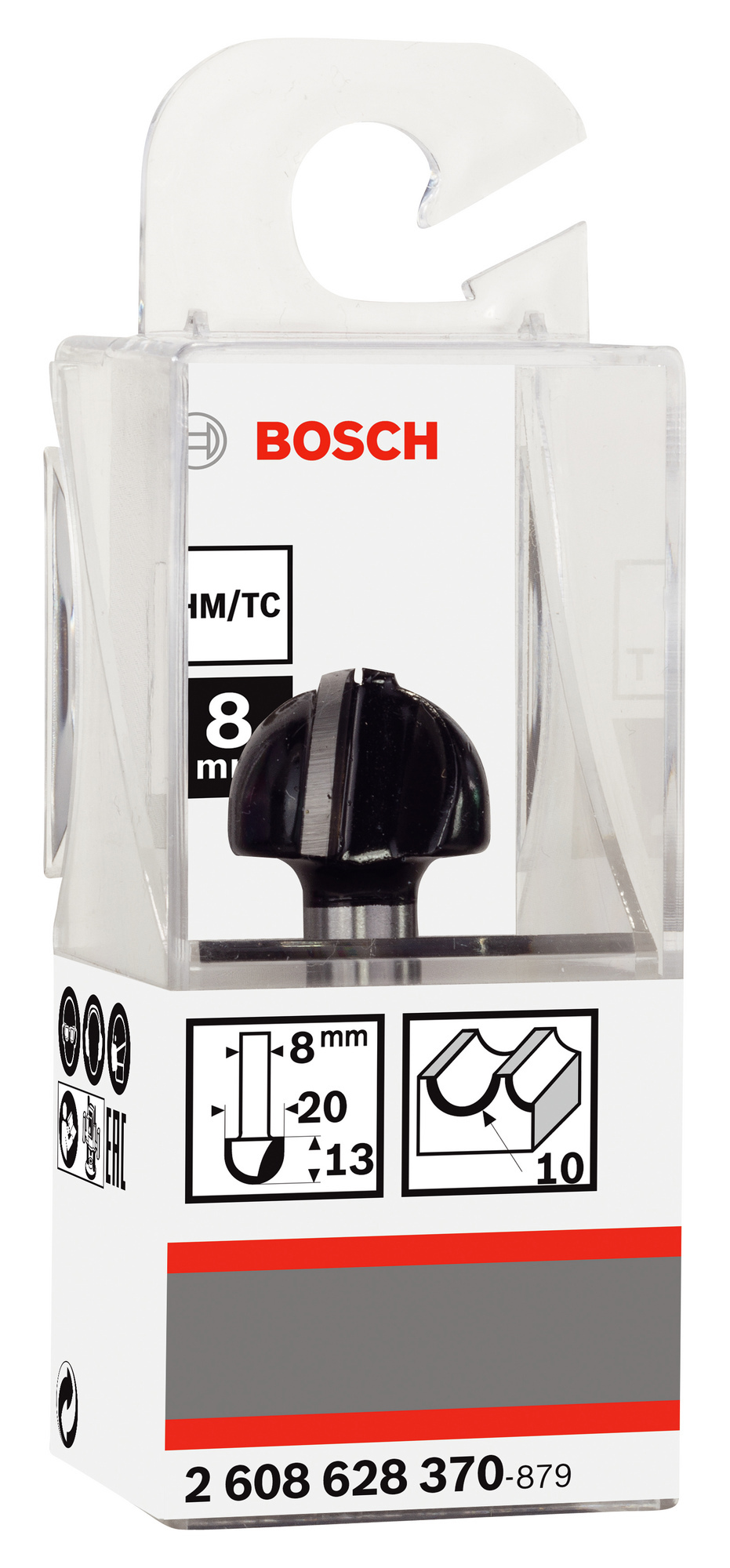 HÅLKÄLSFRÄS S8 R10 L12,4 PRO - Bosch