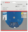 Förpackning av Bosch sågklinga för fiberbetong, 165 mm med blå beläggning och tandad kant.