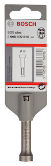 Förpackning med Bosch SDS-plus 13 mm borr, artikelnummer 2 608 690 010. Streckkod synlig.