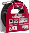 10m Air Hose Superflex från Senco, arbetstryck 20 bar. Robust design med svängbara kopplingar och bra kylelasticitetsvärde.