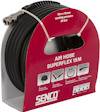 Slangförpackning med texten "Air Hose Superflex 15M" och specifikationer tryckta på en röd hållare.