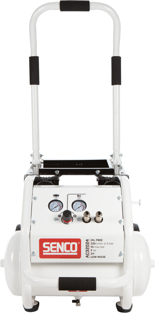 KOMPRESSOR AC32024 LOW NOISE OLJEFRI 10 BAR 24L 320L/MIN - 