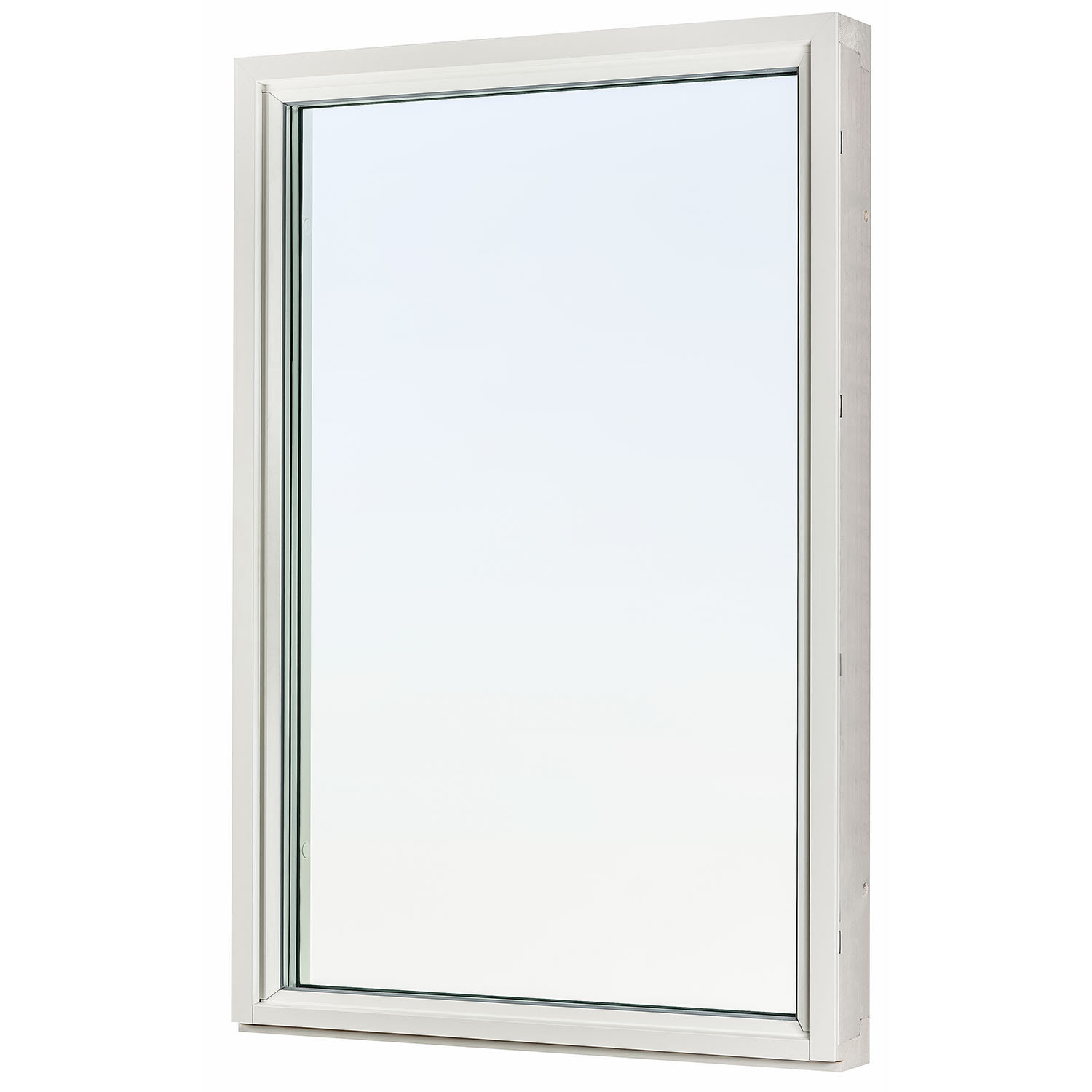 FÖNSTER FAST SP TRÄ/ALU 3-GLAS VIT - Svenska Fönster