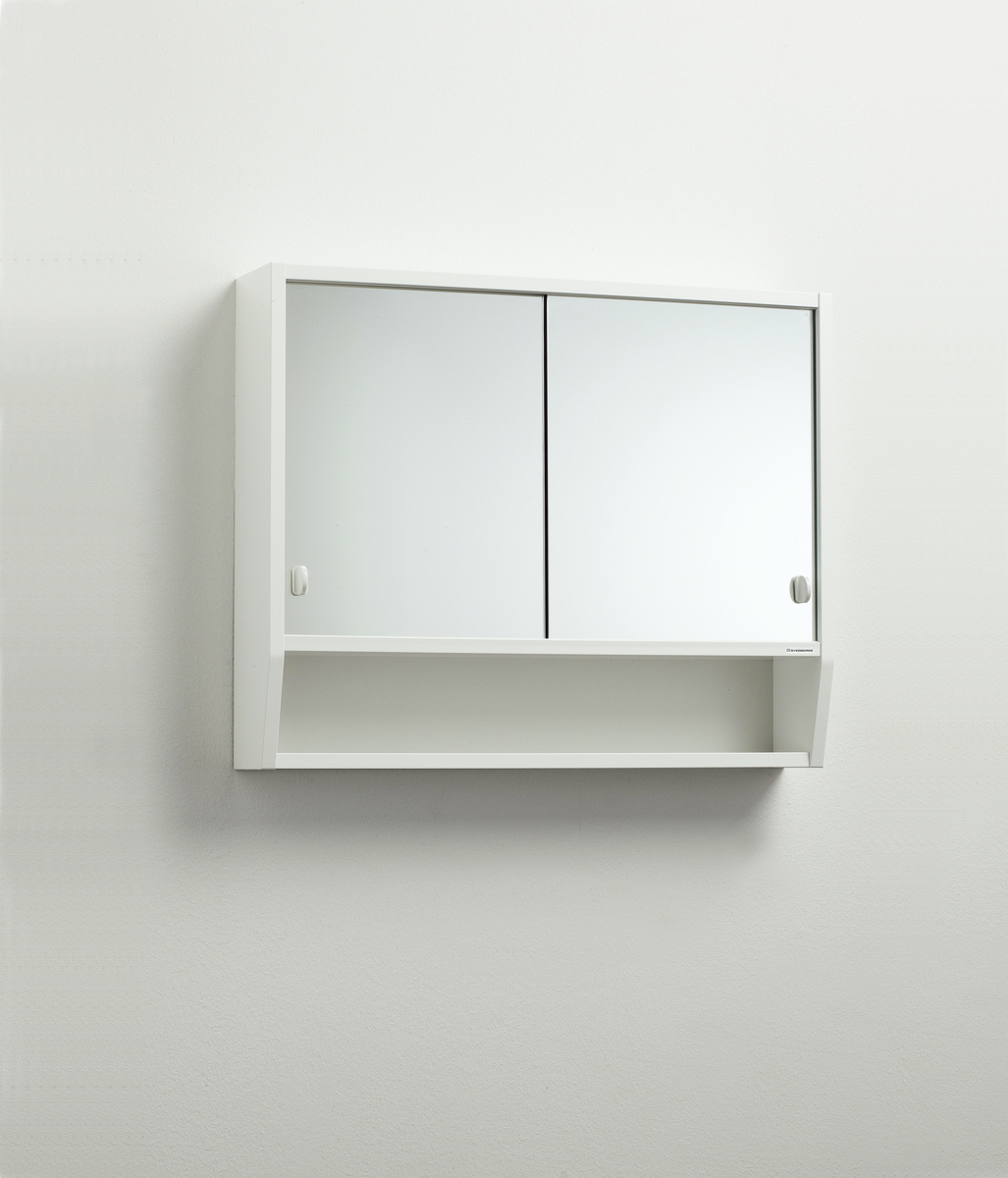 SPEGELSKÅP TVILLING VIT 65X12,5X52,5CM - Svedbergs