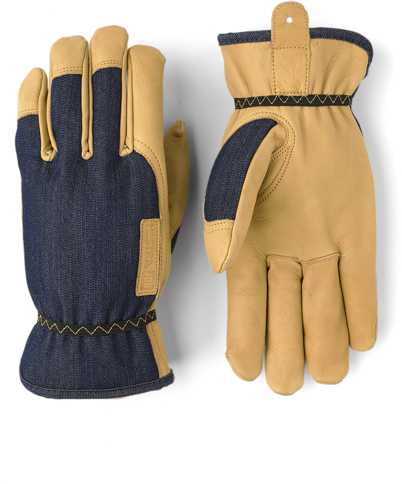 HANDSKE I GETSKINN KOBOLT DENIM - HestraJOB