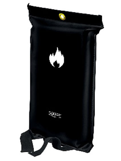 BRANDFILT SVART 120X180 CM HOUSEGARD