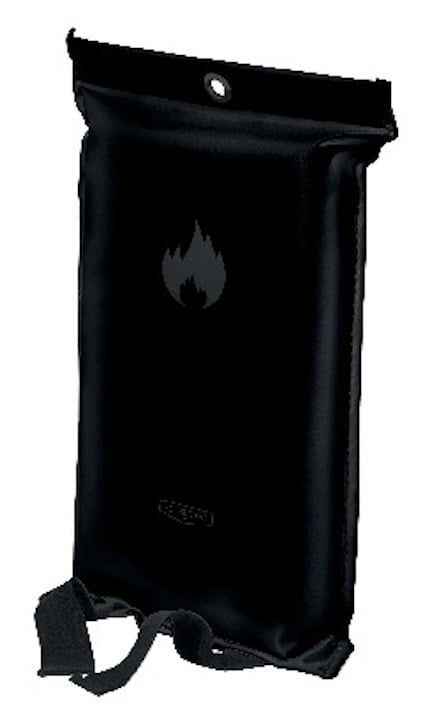 BRANDFILT SVART 120X180 CM HOUSEGARD