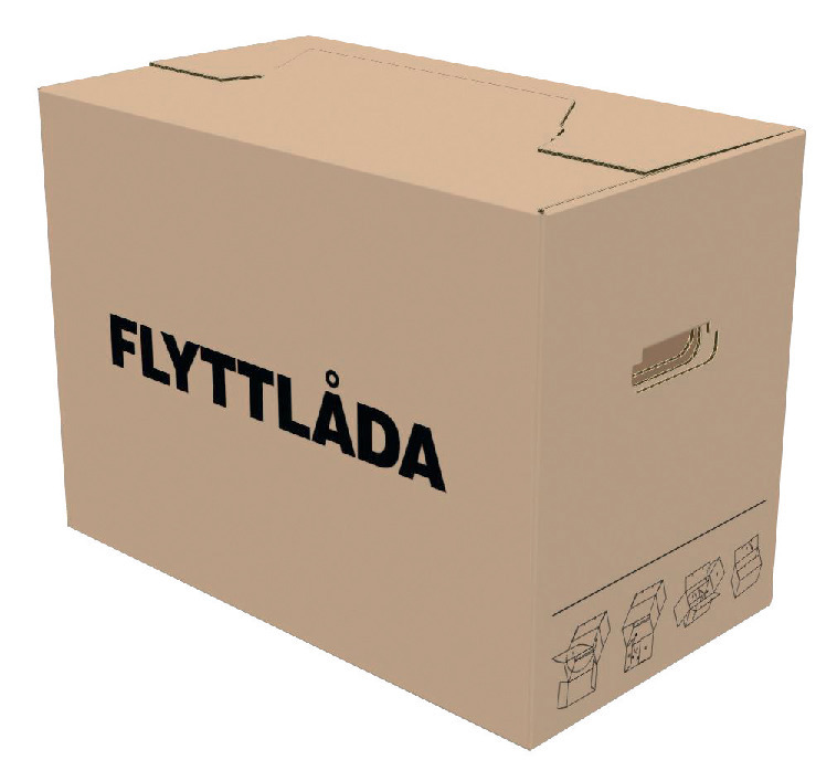 FLYTTLÅDA 80KG 210BC 560X 385X350MM - Thomee