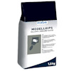 Förpackning med texten "FIXOR MODELLGIPS MALLIKIPSI MOULDING PLASTER" 1,5 kg, med illustration av en spackelspade.