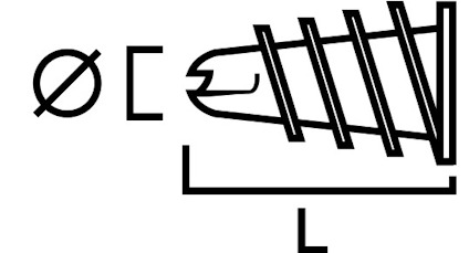 GIPSANKARE JP39 FH50 MED SKRUV