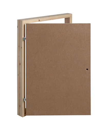 VÄGGLUCKA TIMBERSAN SIMPLE 54X80 CM ÖVERFALSAD OBEHANDLAD