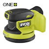 Excenterslip i svart och grönt med märket "RYOBI" på sidan. Text "18V ONE+" syns i övre vänstra hörnet.