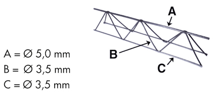 NÄTSTÖD 2000 MM HÖJD 170MM 