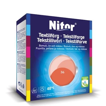 TEXTILFÄRG KORALL 36 NITOR 