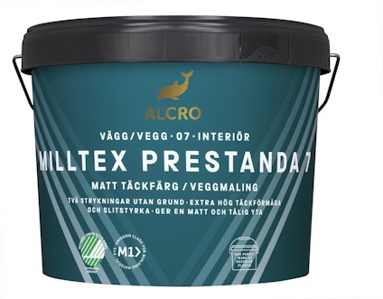 VÄGGFÄRG MILLTEX PRESTANDA 7 MATT TÄCKFÄRG S0500-N 10L