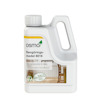 Vit plastflaska med etikett för OSMO Rengöringsmedel 8016, 1 liter. Text: "Naturligt koncentrat för oljade och hårdvaxoljade golv".