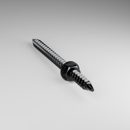 KÄPPSKRUV, L 160, Ø 10 VID MONTERING AV STOLPE