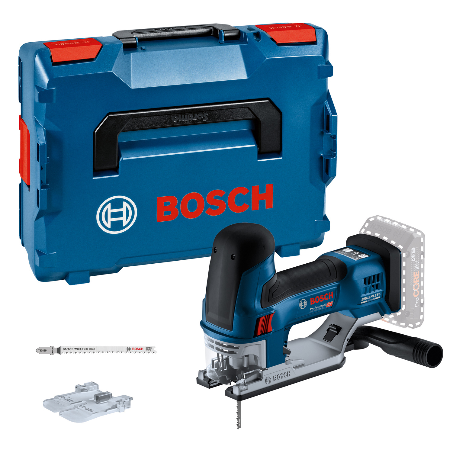 STICKSÅG GST 18V-155 SC SOLO L-BOXX - Bosch