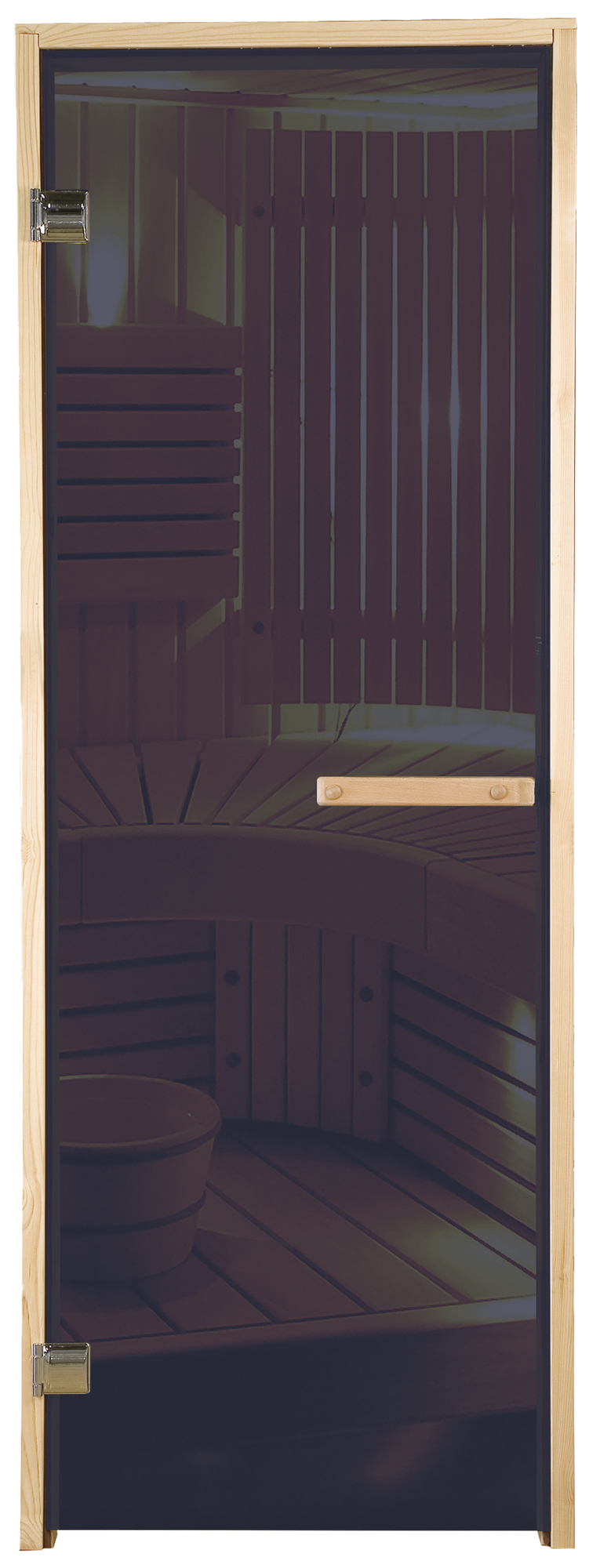 BASTUDÖRR GLAS MED FURUKARM - Exacta