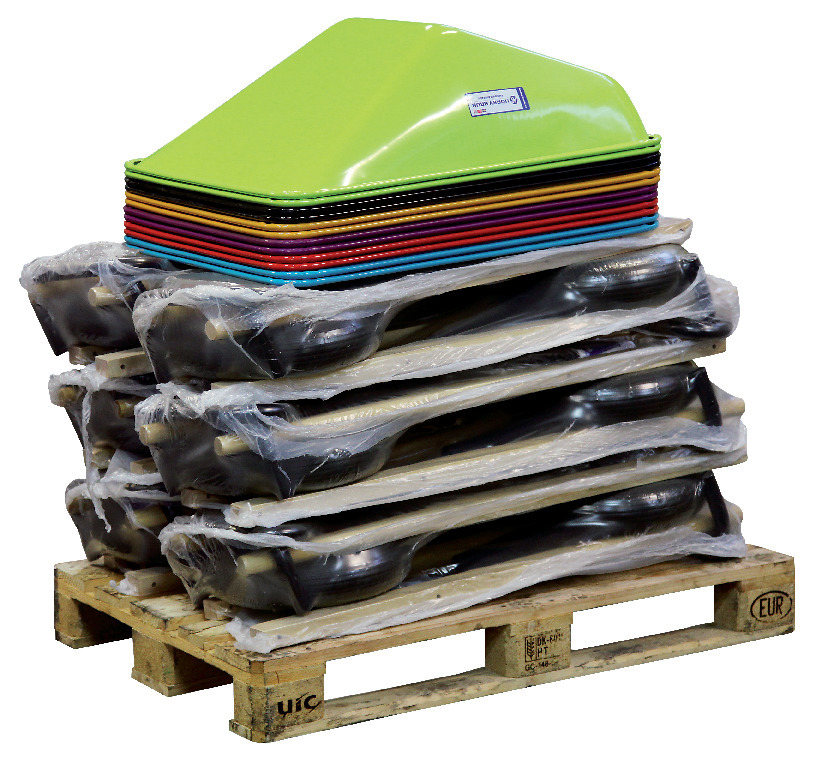 SKOTTKÄRRA 90L FÄRGKOMBI PFG 12ST - Hörby Bruk