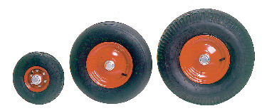 LUFTGUMMIHJUL MED KULLAGER FÖR FRIBÄRANDE AXELÄNDE - Hörby Bruk