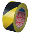 VARNINGSTEJP 50MM 33M GUL/SVART TESA