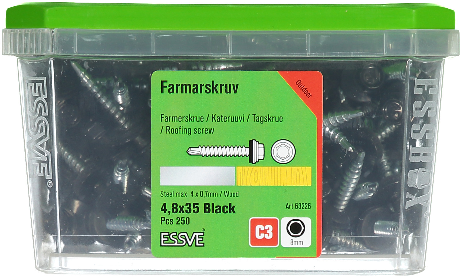 FARMARSKRUV BS 4,8 MM - ESSVE