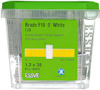 Plastlåda med vita dyckertspik, ESSVE Brads F18, 1,2 x 38 mm, 4000 st.