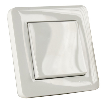 STRÖMBRYTARE TRAPP 1 P EXXACT INF VIT BLISTER