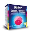 Förpackning av textilfärg Nitor Fuchsia 04 med en färgcirkel och temperaturindikator på 40°C.