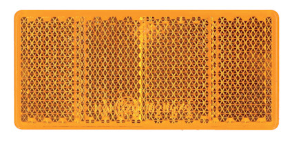 REFLEX REKTANGULÄR 69X31, 5 GUL 2-P