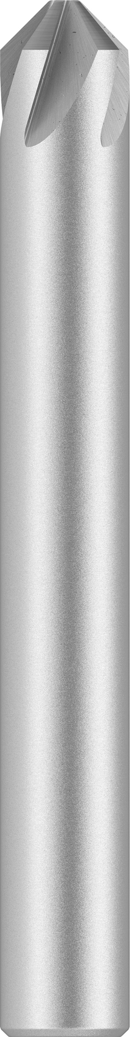 Stålborr med konisk spets och skär längs sidan, används för att borra eller försänka hål.