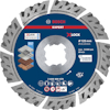 Diamantskiva från Bosch, modell "Expert", med X-Lock system. Diameter: 125 mm. Max hastighet: 12 500 rpm (80 m/s).