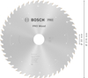 Cirkelsågklinga med märkning "Bosch PRO Wood", diameter 216 mm, håldiameter 30 mm.