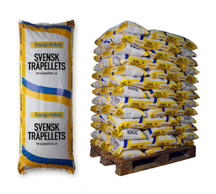 BRÄNSLEPELLETS 8 MM 16 KG 